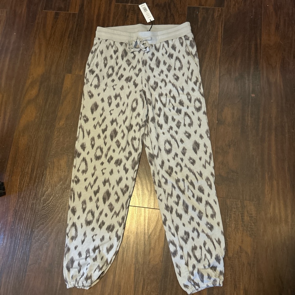 Michael Stars Gray Patterned Jogger Pants